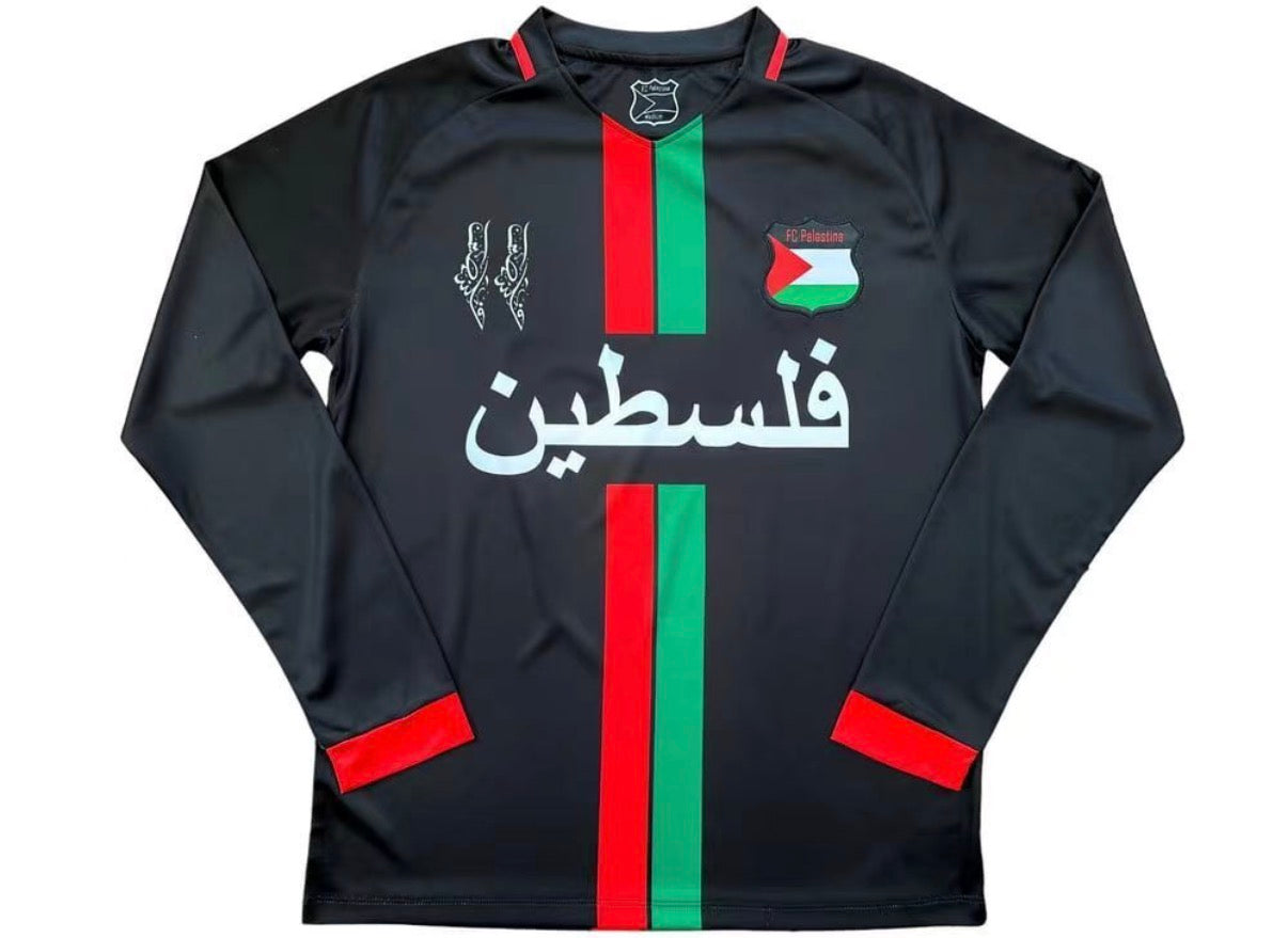Long Sleeve Classic Red and Green Jersey