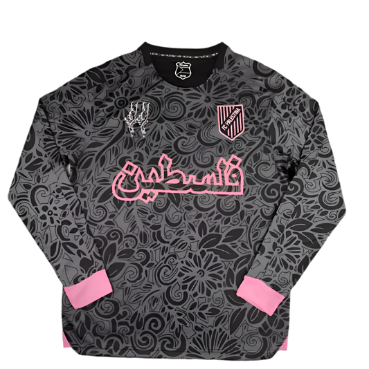 “Thawb & Thunder” Floral Long Sleeve – Palestine Edition